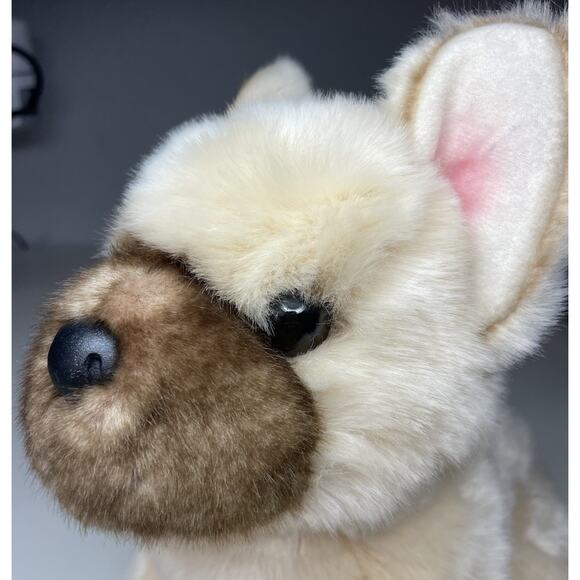 Douglas Cuddle Toys Napoleon the French Bulldog Plush Dog 10” Cream Brown #1964 - Picture 5 of 10